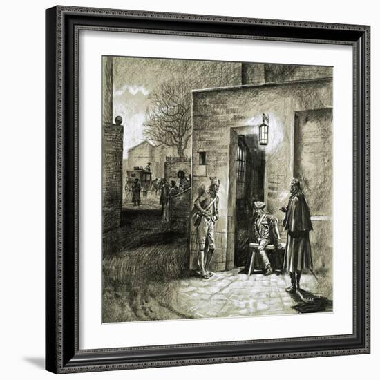 The Escape of Louis Xvi and Marie Antoinette-Gerry Embleton-Framed Giclee Print