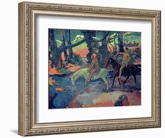 The Escape, the Ford, 1901-Paul Gauguin-Framed Giclee Print