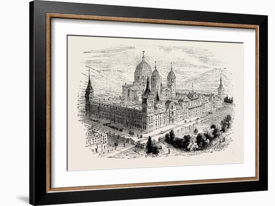 The Escurial the Palace of Philip II-null-Framed Giclee Print