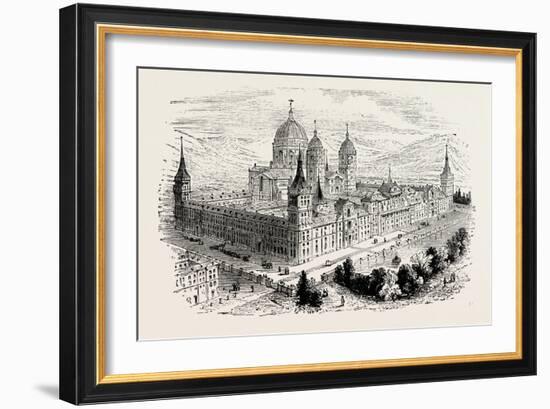 The Escurial the Palace of Philip II-null-Framed Giclee Print