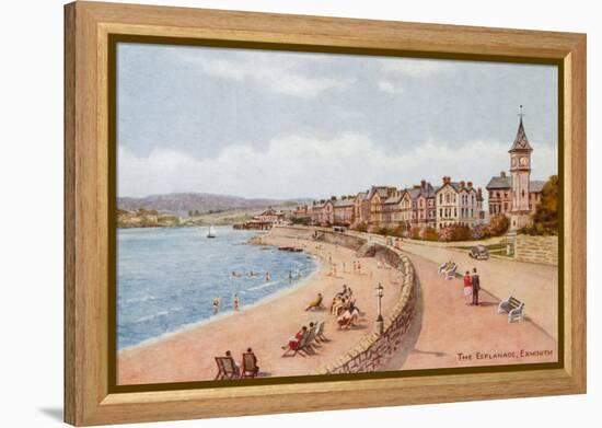 The Esplanade, Exmouth-Alfred Robert Quinton-Framed Premier Image Canvas