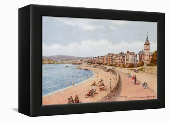 The Esplanade, Exmouth-Alfred Robert Quinton-Framed Premier Image Canvas