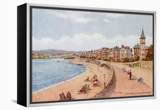 The Esplanade, Exmouth-Alfred Robert Quinton-Framed Premier Image Canvas