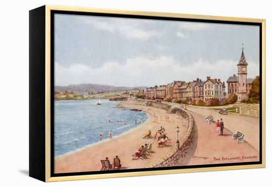 The Esplanade, Exmouth-Alfred Robert Quinton-Framed Premier Image Canvas