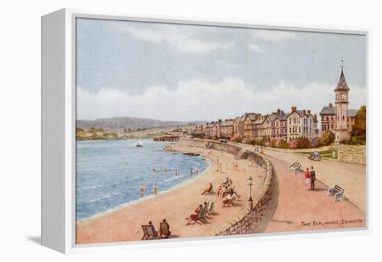 The Esplanade, Exmouth-Alfred Robert Quinton-Framed Premier Image Canvas