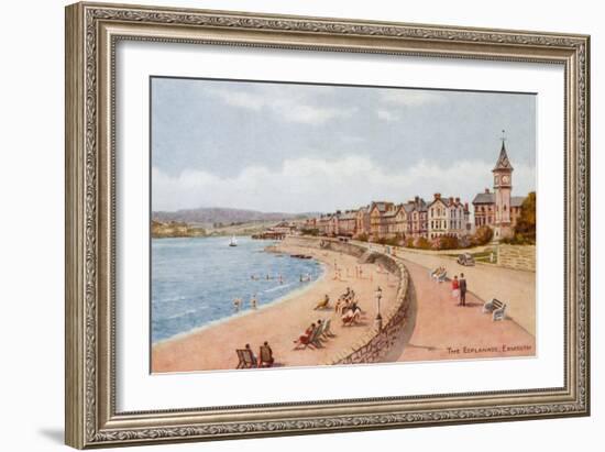 The Esplanade, Exmouth-Alfred Robert Quinton-Framed Giclee Print