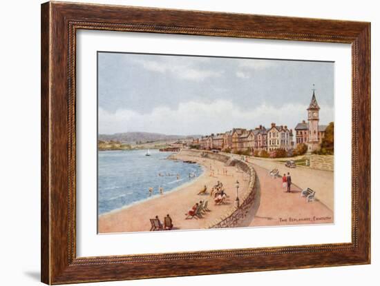 The Esplanade, Exmouth-Alfred Robert Quinton-Framed Giclee Print