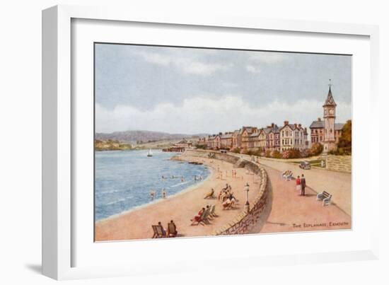 The Esplanade, Exmouth-Alfred Robert Quinton-Framed Giclee Print