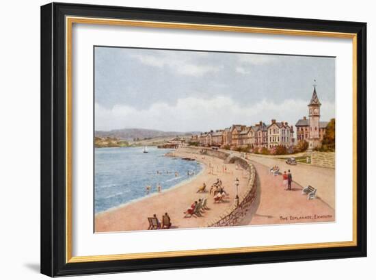 The Esplanade, Exmouth-Alfred Robert Quinton-Framed Giclee Print