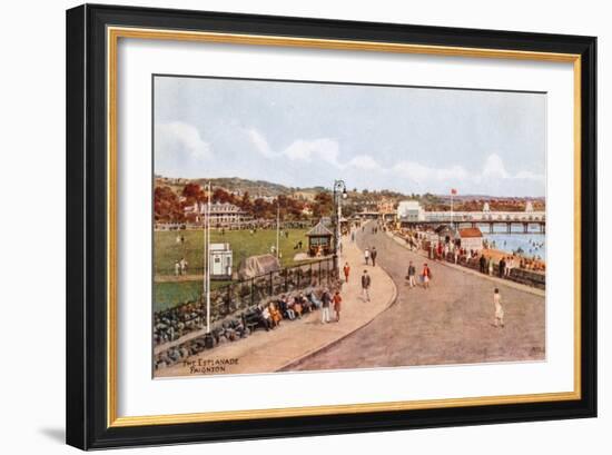 The Esplanade, Paignton-Alfred Robert Quinton-Framed Giclee Print