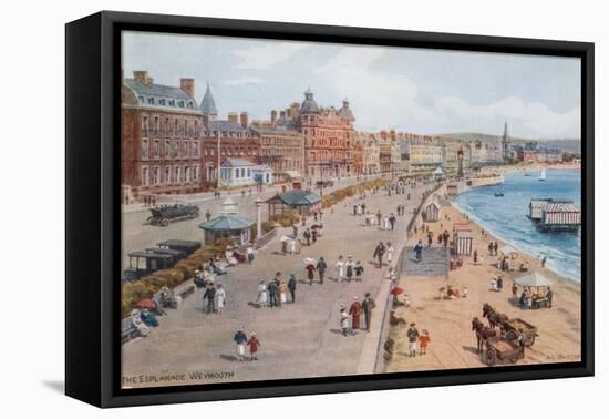 The Esplanade, Weymouth-Alfred Robert Quinton-Framed Premier Image Canvas