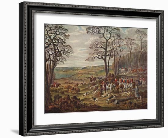 'The Essex Hunt', 1831, (1922)-Dean Wolstenholme-Framed Giclee Print