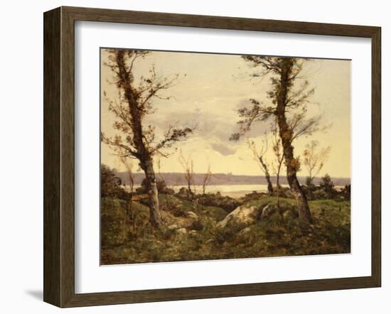 The Estuary, 1895 (Oil on Canvas)-Henri-Joseph Harpignies-Framed Giclee Print