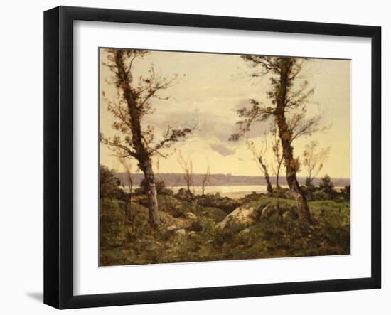 The Estuary, 1895 (Oil on Canvas)-Henri-Joseph Harpignies-Framed Giclee Print