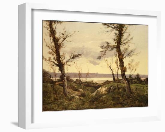 The Estuary, 1895 (Oil on Canvas)-Henri-Joseph Harpignies-Framed Giclee Print