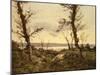 The Estuary, 1895 (Oil on Canvas)-Henri-Joseph Harpignies-Mounted Giclee Print