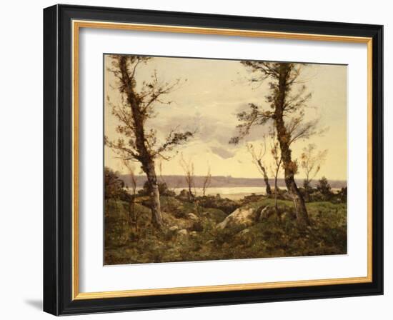 The Estuary, 1895 (Oil on Canvas)-Henri-Joseph Harpignies-Framed Giclee Print