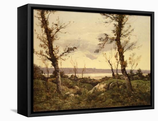 The Estuary, 1895 (Oil on Canvas)-Henri-Joseph Harpignies-Framed Premier Image Canvas