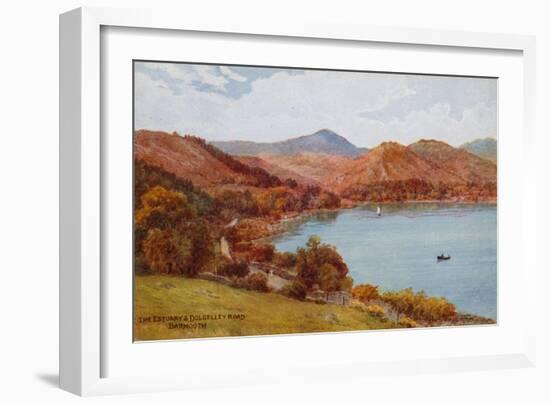 The Estuary and Dolgelley Road, Barmouth-Alfred Robert Quinton-Framed Giclee Print