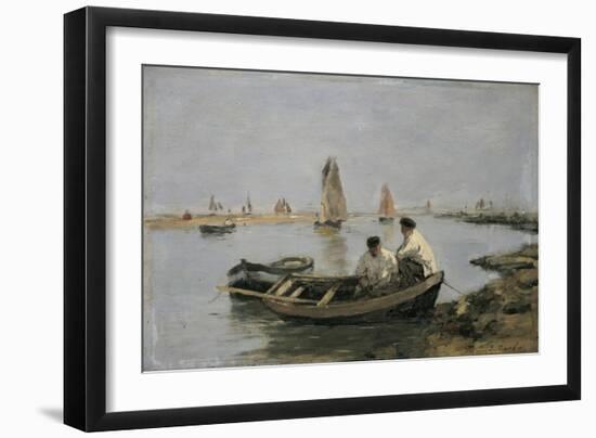The Estuary-Eugene Louis Boudin-Framed Giclee Print