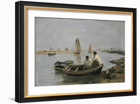 The Estuary-Eugene Louis Boudin-Framed Giclee Print