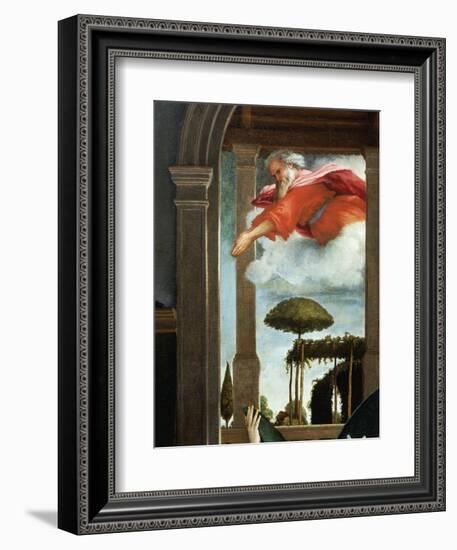 The Eternal Father, Detail from the Annunciation, Ca 1434-Lorenzo Lotto-Framed Giclee Print