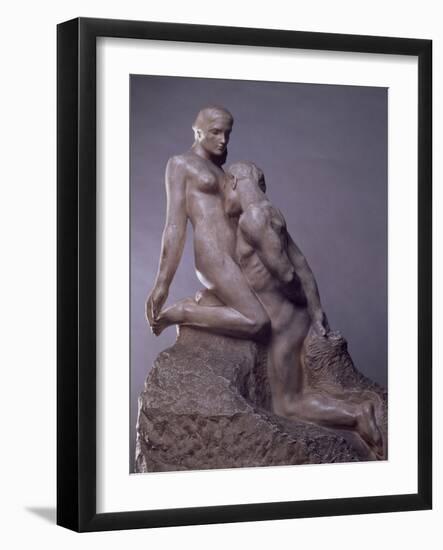 The Eternal Idol by Auguste Rodin (1840-1917), C.1889-null-Framed Giclee Print