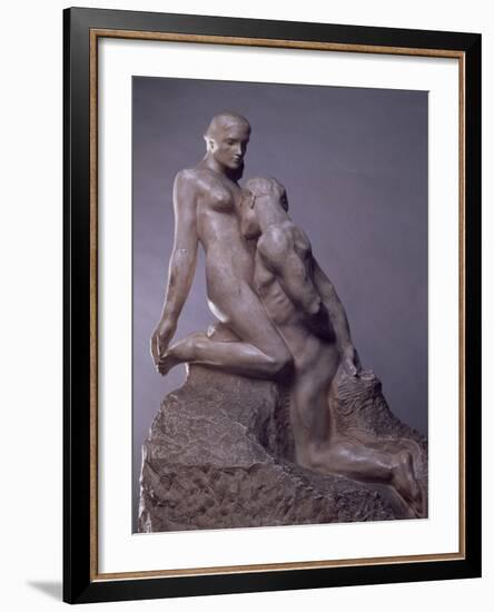 The Eternal Idol by Auguste Rodin (1840-1917), C.1889-null-Framed Giclee Print