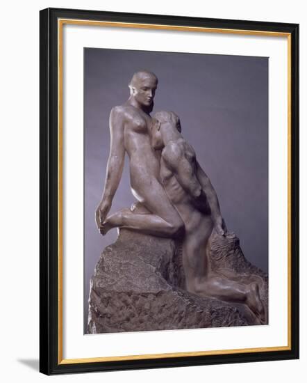 The Eternal Idol by Auguste Rodin (1840-1917), C.1889-null-Framed Giclee Print