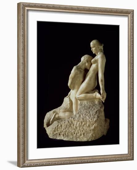 The Eternal Idol by Auguste Rodin (1840-1917), C.1889-null-Framed Giclee Print