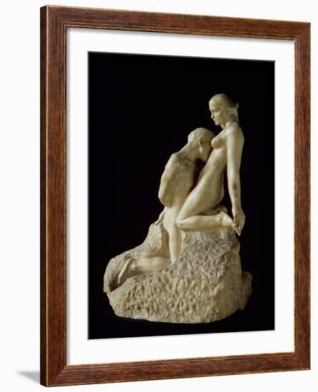 The Eternal Idol by Auguste Rodin (1840-1917), C.1889-null-Framed Giclee Print