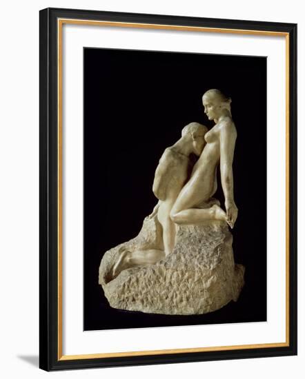 The Eternal Idol by Auguste Rodin (1840-1917), C.1889-null-Framed Giclee Print