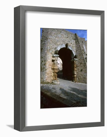 The Etruscan Arch in Volterra, 4th century BC-Unknown-Framed Photographic Print