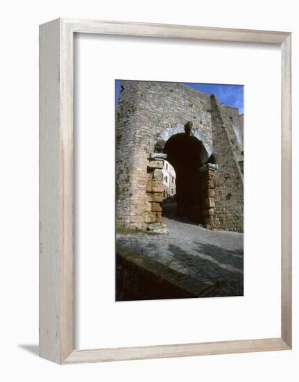 The Etruscan Arch in Volterra, 4th century BC-Unknown-Framed Photographic Print