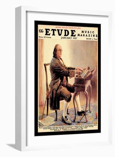 The Etude: Ben Franklin-Alan Foster-Framed Art Print