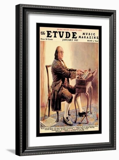The Etude: Ben Franklin-Alan Foster-Framed Art Print
