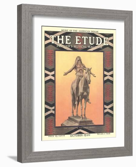 The Etude, Magazine Cover-null-Framed Art Print