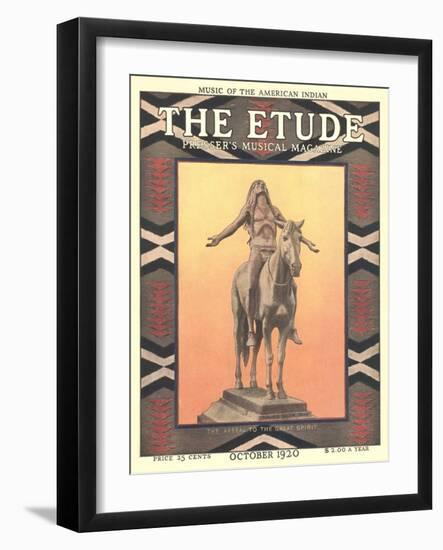 The Etude, Magazine Cover-null-Framed Art Print