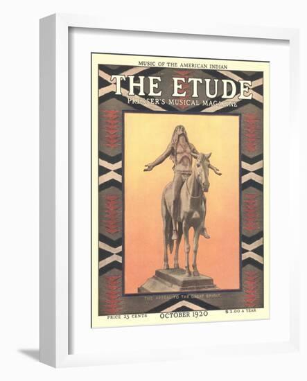 The Etude, Magazine Cover-null-Framed Art Print