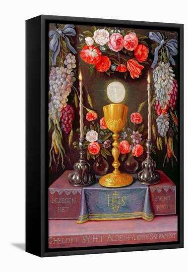 The Eucharist-Jan Van, The Elder Kessel-Framed Premier Image Canvas