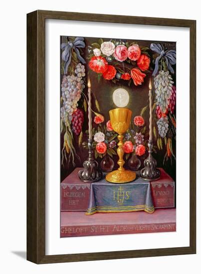 The Eucharist-Jan Van, The Elder Kessel-Framed Giclee Print