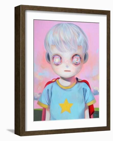 The Eulogy at a Funeral-Hikari Shimoda-Framed Art Print