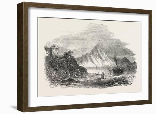 The Euphrates Valley Route to India, Bay of Antioch: Mount Casius in the Distance-null-Framed Giclee Print