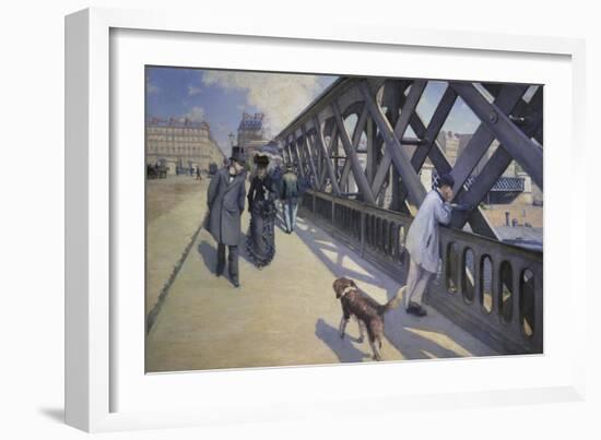 The Europe Bridge, 1876-Gustave Caillebotte-Framed Giclee Print