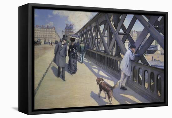 The Europe Bridge, 1876-Gustave Caillebotte-Framed Premier Image Canvas