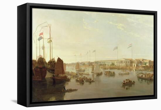 The European Factories, Canton, 1806-William Daniell-Framed Premier Image Canvas