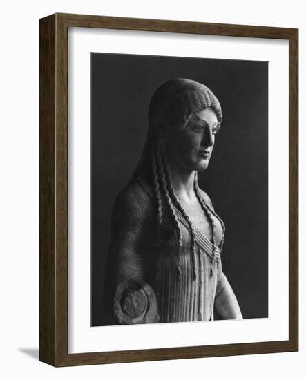 The Euthydikos Kore, from the Acropolis, circa 490 BC-null-Framed Giclee Print