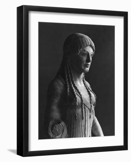 The Euthydikos Kore, from the Acropolis, circa 490 BC-null-Framed Giclee Print