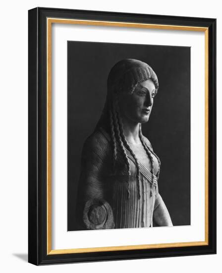 The Euthydikos Kore, from the Acropolis, circa 490 BC-null-Framed Giclee Print