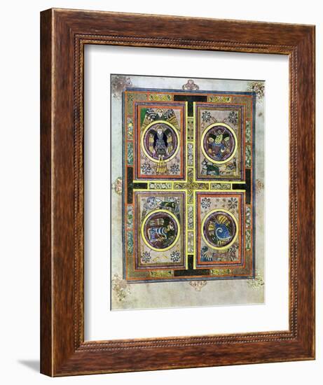 The Evangelical Symbols, 800 Ad-null-Framed Giclee Print